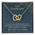 To My Granddaughter May Your Life Filled With Happiness And Delight Necklace Interlocking Hearts Necklace