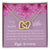 To My Beauiful Wife V2 Interlocking Hearts Necklace