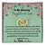 To My Amazing Daughter-In-Law Necklace - $10 Off Interlocking Hearts Necklace