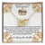 75Th Birthday Mum From Daughter Interlocking Hearts Necklace