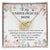 Gift For Unbiological Mom - Interlocking Heart Necklace Interlocking Hearts Necklace