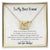 To My Best Friend Interlocking Hearts Necklace