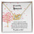 Mi Querida Hermana Como Las Ramas De Un Arbol Crecemos En Diferentes Direcciones Interlocking Hearts Necklace