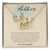 Gift For Mom From Daughter - Loved More Than You Know Necklace Gift Set Interlocking Hearts Necklace