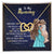 To My Mommy From Your Tummy Interlocking Hearts Necklace