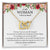 To The Woman I Love So Much Interlocking Heart Necklace Interlocking Hearts Necklace