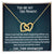 Interlocked Necklace Encouragement To Granddaughter Interlocking Hearts Necklace