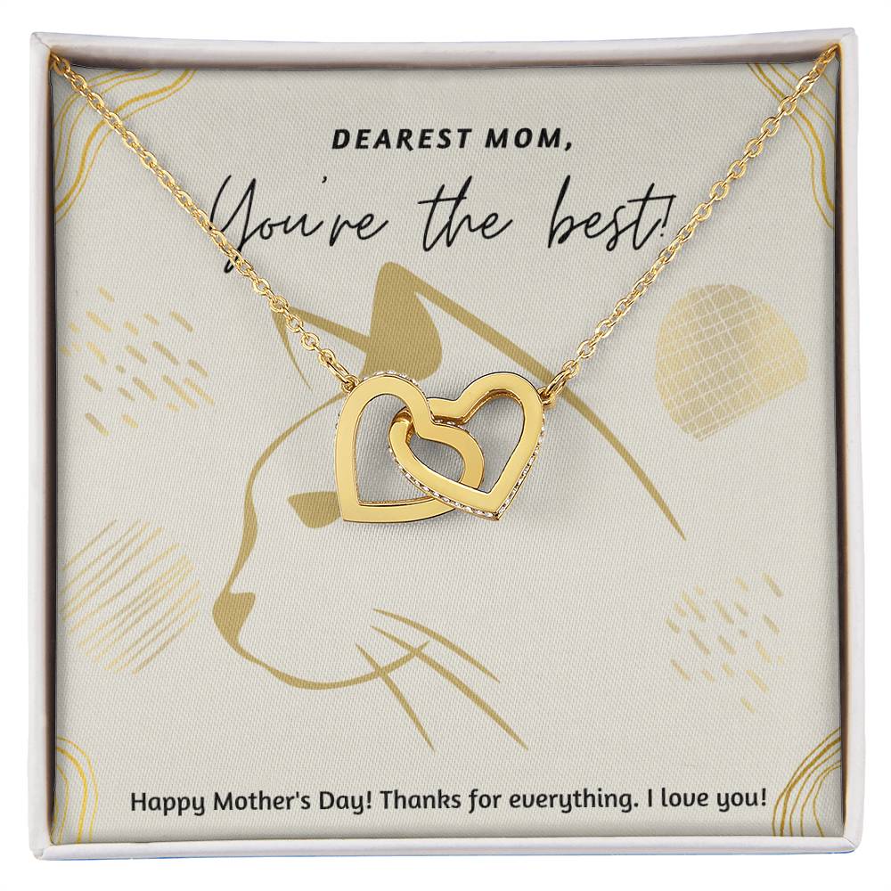 Mother'S Day Interlocking Hearts Necklace