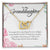 Interlocking Hearts Necklace For Granddaughter