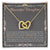To My Beautiful Daughter - Necklace Interlocking Hearts Necklace