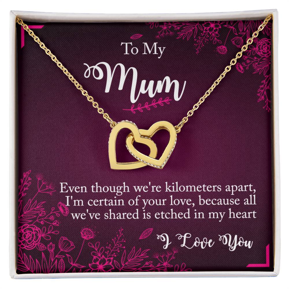 Sdgsga Interlocking Hearts Necklace