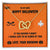 Two Hearts Necklace - Happy Halloween - To My Wife Cubic Zirconia Interlocking Hearts Necklace