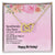 Good Friends Are Like Stars - Birthday Gift For Friend - Interlocking Hearts Necklace