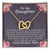To My Daughter - Always Be My Princess Necklace - [Limited Time Offer] Interlocking Hearts Necklace