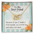 To My Best Friend - I Laugh A Little Harder Interlocking Heart Gift Neckalce Interlocking Hearts Necklace