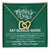 Happy Mother'S Day My Bonus Mom - Interlocking Heart Necklace Interlocking Hearts Necklace