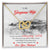 Gift For Wife From Fishing Husband Interlocking Hearts Necklace