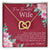 A Beautiful Gift For A Beautiful Wife Interlocking Hearts Necklace