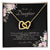 To My Daughter Always Remember Gift For Daughter From Mom Daughter Birthday Graduation Christmas Present Interlocking Hearts Necklace