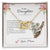 My Daughter In My Eyes - Hearts Necklace Interlocking Hearts Necklace