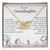 To My Granddaughter - Interlocking Heart Necklace Interlocking Hearts Necklace