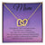 My Children Have You As A Grandma Two Heart Interlocking Hearts Necklace