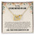 To My Future Mother-In-Law - Blessed To Have You Interlocking Hearts Necklace