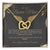 To My Bonus Mom Interlocking Hearts Necklace