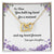 You Held My Hand For Moment Necklace Interlocking Hearts Necklace