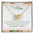 Gifts For Mum - I Love You Mum. I Really Do! Interlocking Hearts Necklace