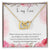 Valentine'S Gift For Girlfriend - You That You'Re The Best Thing That Ever Happened To Me. Interlocking Hearts Necklace