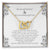 Grandfather & Granddaughter - An Unbreakable Bond Necklace Interlocking Hearts Necklace