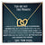 Interlocked Necklace Sympathy Jewelry Sister To Sister Gift Interlocking Hearts Necklace