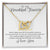 Interlocking Hearts - To My Beautiful Fiancee Interlocking Hearts Necklace
