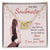 To My Soulmate - Interlocking Necklace - I Love You Babe Interlocking Hearts Necklace