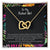 My Rebel Girl Necklace Hearts Locked Interlocking Hearts Necklace