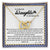 To My Daughter - Graduation Day Gift Interlocking Hearts Necklace