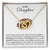 To My Daughter - If There Is Tomorrow Interlocking Hearts Necklace