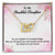 Daughter Grduation Two Hearts Interlocking Hearts Necklace
