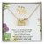 To My Wife Interlocking Hearts Necklace