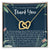 Thank You Gift For Child Minder Child Minder Appreciation Gift Child Minder Leaving Gift Childminder Christmas Gift Child Minder Necklace Interlocking Hearts Necklace