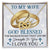 To My Wife - God Blessed - Double Hearts Interlocking Hearts Necklace