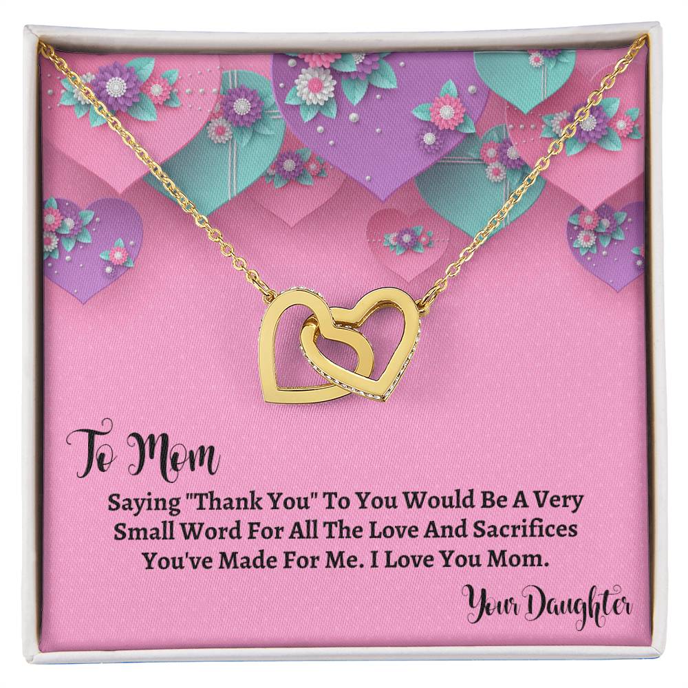 The Perfect Gift For Mom On Any Occasion Interlocking Hearts Necklace