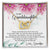 To My Granddaughter From Grandpa - You Will Always Be My Baby Girl Interlocking Hearts Necklace