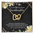 Loss Of Granddaughter Sympathy Gift Necklace Interlocking Hearts Necklace