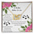 Mother In Law- I Feel So Lucky To Have You. Interlocking Hearts Necklace