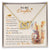 To My Daughter Necklace From Elephant Mom Interlocking Hearts Necklace