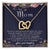 To My Mom Gift For Mother'S Day Interlocking Hearts Necklace