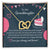 To My Granddaughter - How Lovely You Are Happy Birthday Necklace Interlocking Hearts Necklace