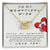 To My Beautiful Wife You'Re My Lobster Friends Tv Show Theme Double Hearts Necklace Valentine'S Day Anniversary Gift For Wife Interlocking Hearts Necklace
